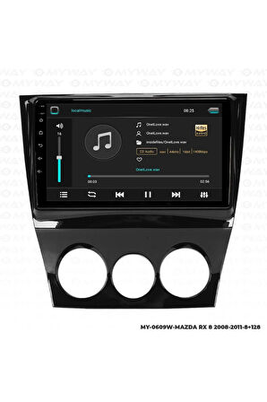 MAZDA RX8 ANDROİD 12 MULTİMEDYA CARPLAY 4GB RAM+64GB HDD NAVİGASYON EKRAN