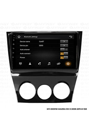 MAZDA RX8 ANDROİD 12 MULTİMEDYA CARPLAY 4GB RAM+64GB HDD NAVİGASYON EKRAN