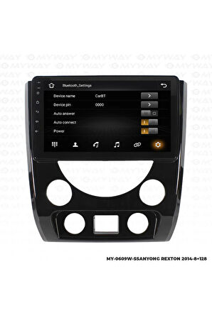 SSANGYONG REXTON ANDROİD 12 MULTİMEDYA CARPLAY 4GB RAM+64GB HDD 2014 NAVİGASYON EKRAN