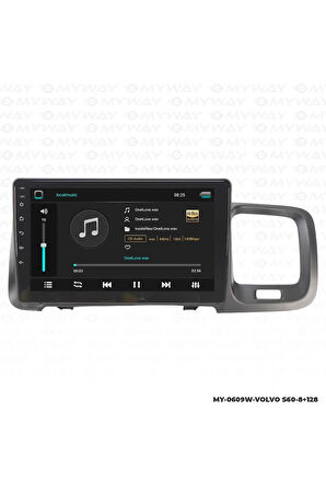 VOLVO S60 ANDROİD 12 MULTİMEDYA CARPLAY 4GB RAM+64GB HDD NAVİGASYON EKRAN