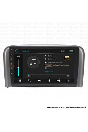 VOLVO S80 ANDROİD 12 MULTİMEDYA CARPLAY 4GB RAM+64GB HDD NAVİGASYON EKRAN