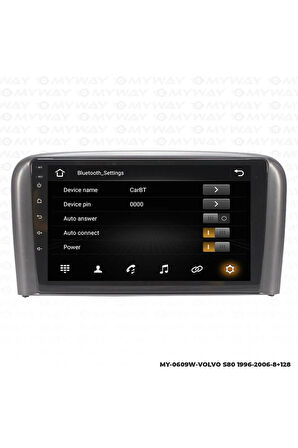 VOLVO S80 ANDROİD 12 MULTİMEDYA CARPLAY 4GB RAM+64GB HDD NAVİGASYON EKRAN