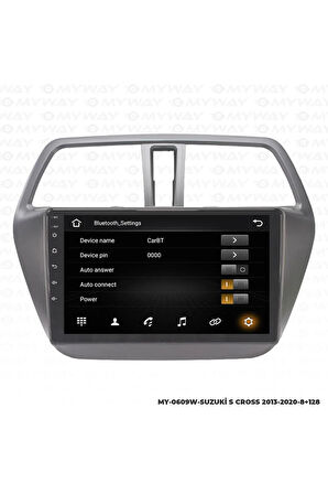 SUZUKİ S CROSS ANDROİD 12 MULTİMEDYA CARPLAY 4GB RAM+64GB HDD NAVİGASYON EKRAN