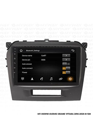 SUZUKİ GRAND VİTARA ANDROİD 12 MULTİMEDYA CARPLAY 4GB RAM+64GB HDD NAVİGASYON EKRAN