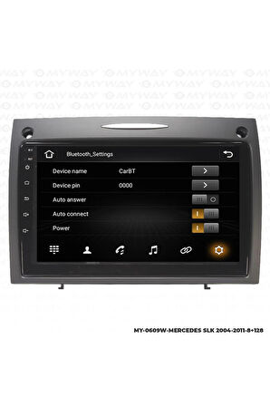 MERCEDES SLK ANDROİD 12 MULTİMEDYA CARPLAY 4GB RAM+64GB HDD NAVİGASYON EKRAN