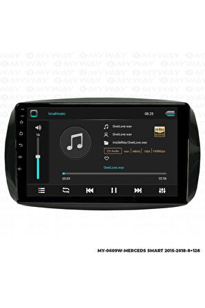 MERCEDES SMART ANDROİD 12 MULTİMEDYA CARPLAY 4GB RAM+64GB HDD 2015-2018 NAVİGASYON EKRAN