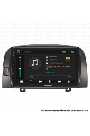 HYUNDAİ SONATA Uyumlu ANDROİD 12 MULTİMEDYA CARPLAY 4GB RAM+64GB HDD 2006-2008 NAVİGASYON EKRAN