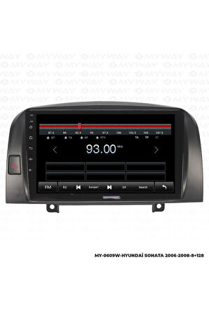 HYUNDAİ SONATA Uyumlu ANDROİD 12 MULTİMEDYA CARPLAY 4GB RAM+64GB HDD 2006-2008 NAVİGASYON EKRAN