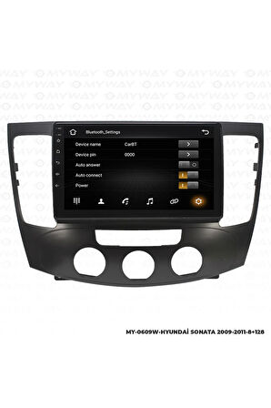 HYUNDAİ SONATA Uyumlu ANDROİD 12 MULTİMEDYA CARPLAY 4GB RAM+64GB HDD 2009-2011 NAVİGASYON EKRAN