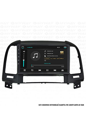 HYUNDAİ SANTA FE ANDROİD 12 MULTİMEDYA CARPLAY 4GB RAM+64GB HDD NAVİGASYON EKRAN