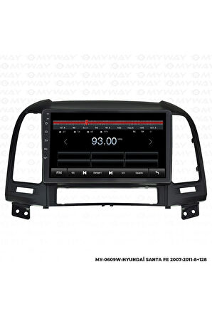 HYUNDAİ SANTA FE ANDROİD 12 MULTİMEDYA CARPLAY 4GB RAM+64GB HDD NAVİGASYON EKRAN