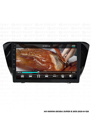 SKODA SUPERB ANDROİD 12 MULTİMEDYA CARPLAY 4GB RAM+64GB HDD 2015-2020 NAVİGASYON EKRAN