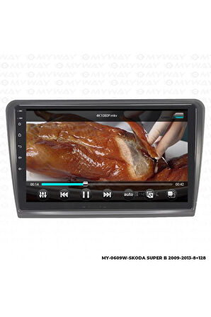 SKODA SUPERB ANDROİD 12 MULTİMEDYA CARPLAY 4GB RAM+64GB HDD 2009-2013 NAVİGASYON EKRAN