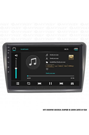 SKODA SUPERB ANDROİD 12 MULTİMEDYA CARPLAY 4GB RAM+64GB HDD 2009-2013 NAVİGASYON EKRAN
