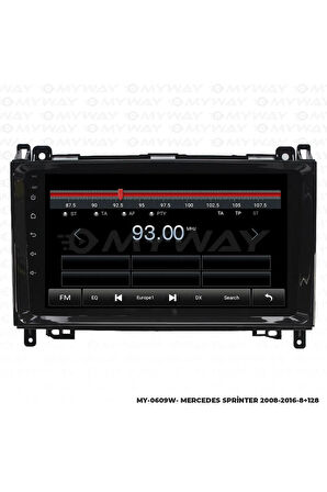 MERCEDES SPRİNTER ANDROİD 12 MULTİMEDYA CARPLAY 4GB RAM+64GB HDD 2008-2016 NAVİGASYON EKRAN