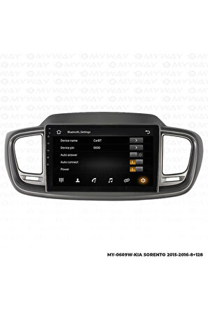 KİA SORENTO ANDROİD 12 MULTİMEDYA CARPLAY 4GB RAM+64GB HDD 2015-2016 NAVİGASYON EKRAN