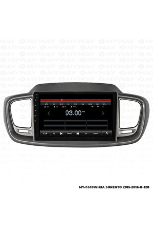 KİA SORENTO ANDROİD 12 MULTİMEDYA CARPLAY 4GB RAM+64GB HDD 2015-2016 NAVİGASYON EKRAN