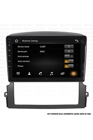 Kia Sorento Android Carplay Multimedya Navigasyon Ekran Teyp 4gb+64gb