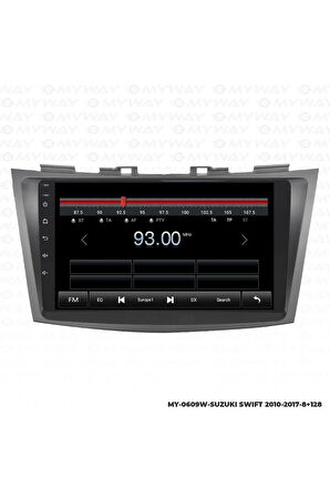 SUZUKİ SWİFT ANDROİD 12 MULTİMEDYA CARPLAY 4GB RAM+64GB HDD 2010-2017 NAVİGASYON EKRAN