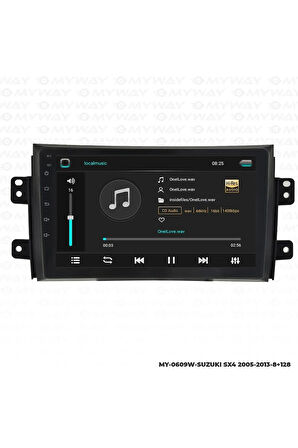 SUZUKİ SX4 ANDROİD 12 MULTİMEDYA CARPLAY 4GB RAM+64GB HDD NAVİGASYON EKRAN