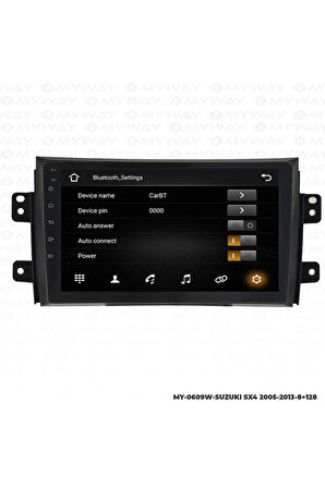 SUZUKİ SX4 ANDROİD 12 MULTİMEDYA CARPLAY 4GB RAM+64GB HDD NAVİGASYON EKRAN