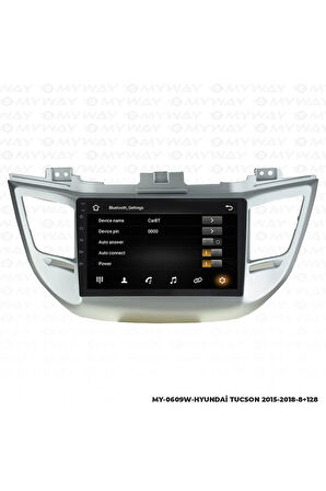 HYUNDAİ TUCSON Uyumlu ANDROİD 12 MULTİMEDYA CARPLAY 4GB RAM+64GB HDD 2015-2018 NAVİGASYON EKRAN