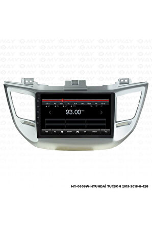 HYUNDAİ TUCSON Uyumlu ANDROİD 12 MULTİMEDYA CARPLAY 4GB RAM+64GB HDD 2015-2018 NAVİGASYON EKRAN