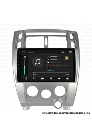 HYUNDAİ TUCSON ANDROİD 12 MULTİMEDYA CARPLAY 4GB RAM+64GB HDD 2005-2010 NAVİGASYON EKRAN
