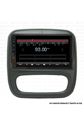 RENAULT TRAFİC ANDROİD 12 MULTİMEDYA CARPLAY 4GB RAM+64GB HDD NAVİGASYON EKRAN