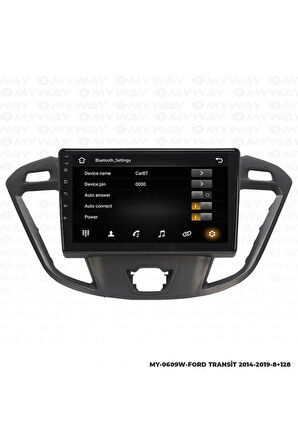 FORD TRANSİT CUSTOM ANDROİD 12 MULTİMEDYA CARPLAY 4GB RAM+64GB HDD NAVİGASYON EKRAN