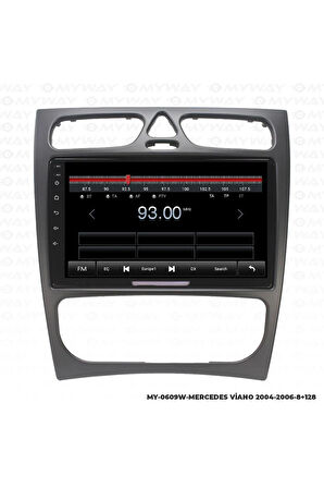 MERCEDES VİANO ANDROİD 12 MULTİMEDYA CARPLAY 4GB RAM+64GB HDD 2004-2006 NAVİGASYON EKRAN