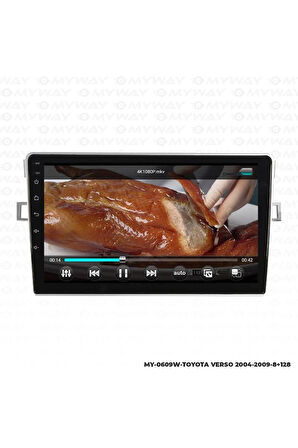 TOYOTA VERSO ANDROİD 12 MULTİMEDYA CARPLAY 4GB RAM+64GB HDD 2004-2009 NAVİGASYON EKRAN
