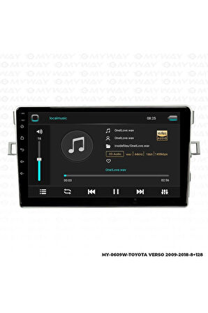 TOYOTA VERSO ANDROİD 12 MULTİMEDYA CARPLAY 4GB RAM+64GB HDD 2009-2018 NAVİGASYON EKRAN