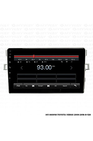 TOYOTA VERSO ANDROİD 12 MULTİMEDYA CARPLAY 4GB RAM+64GB HDD 2009-2018 NAVİGASYON EKRAN