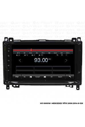 MERCEDES VİTO ANDROİD 12 MULTİMEDYA CARPLAY 4GB RAM+64GB HDD 2006-2014 NAVİGASYON EKRAN