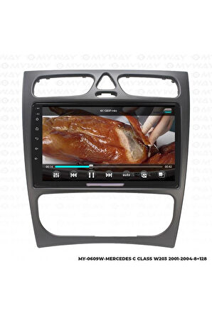 MERCEDES W203 ANDROİD 12 MULTİMEDYA CARPLAY 4GB RAM+64GB HDD 2001-2004 NAVİGASYON EKRAN