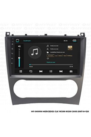 MERCEDES W208 ANDROİD 12 MULTİMEDYA CARPLAY 4GB RAM+64GB HDD NAVİGASYON EKRAN