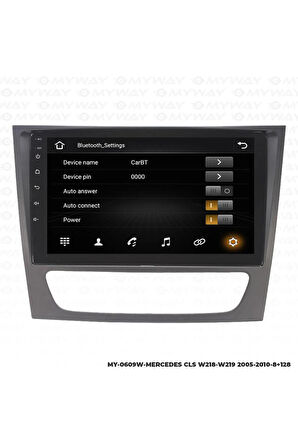 MERCEDES CLK W218 ANDROİD 12 MULTİMEDYA CARPLAY 4GB RAM+64GB HDD NAVİGASYON EKRAN