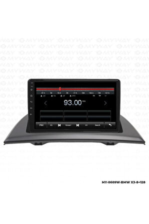 BMW X3 ANDROİD 12 MULTİMEDYA CARPLAY 4GB RAM+64GB HDD NAVİGASYON EKRAN