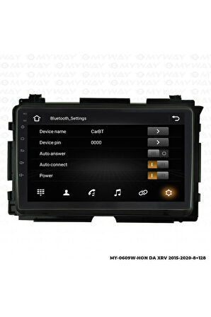 HONDA XRV ANDROİD 12 MULTİMEDYA CARPLAY 4GB RAM+64GB HDD NAVİGASYON EKRAN