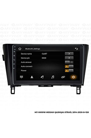 NİSSAN X-TRAİL ANDROİD 12 MULTİMEDYA CARPLAY 4GB RAM+64GB HDD 2014-2020 NAVİGASYON EKRAN