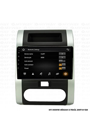 NİSSAN X-TRAİL ANDROİD 12 MULTİMEDYA CARPLAY 4GB RAM+64GB HDD 2007 NAVİGASYON EKRAN
