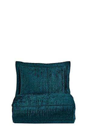 Elart Comfort yeni nesil uykuseti - 6 parça Velvet Zümrüt Yeşili (230x220cm)