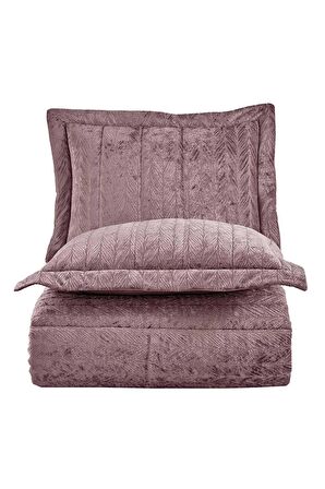 Elart Velvet  Kadife Comfort Set Modern Uyku Seti Tek Kişilik Gülkurusu 2 Parça