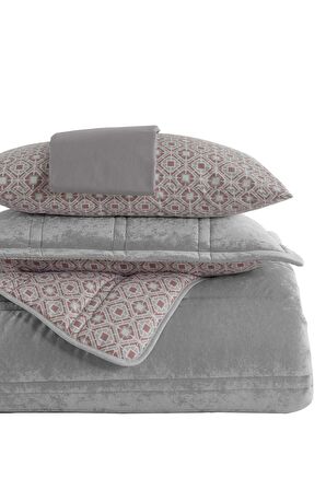 Elart Fancy Comfort Set Tek Kişilik Gümüş