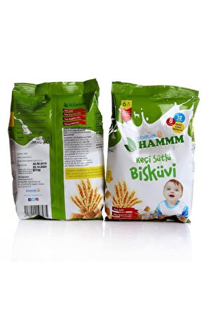 Keçi Sütlü Bebek Bisküvisi 400 Gr