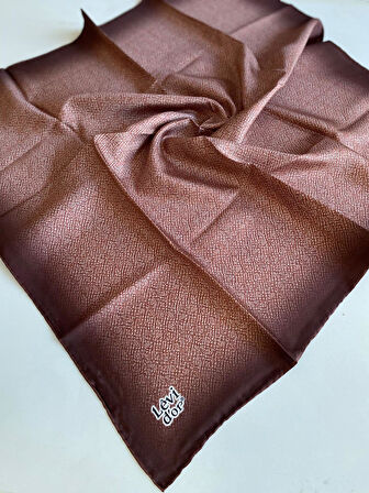 Levidor Tivil İpek Eşarp 4043 - 2 Bordo Karışık Desen