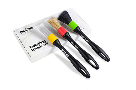 cartaıner detailing brush 3lu fırça set