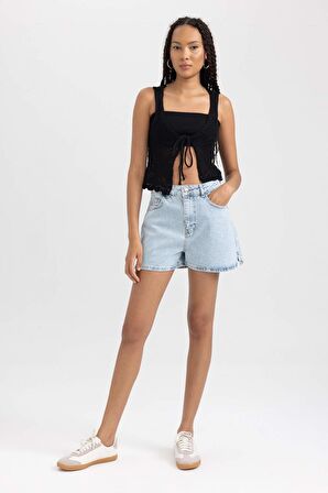 DeFacto Regular Fit V Yaka Atlet A9260AX23SMBK27