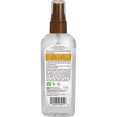 Palmer's Coconut Oil Formula Coconut Water Facial Mist 100 ml Yüz Misti